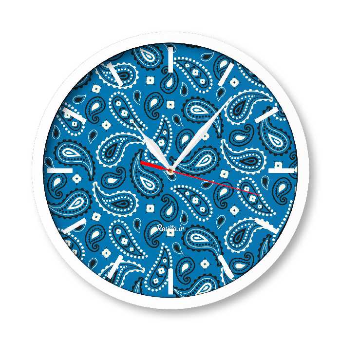 ساعت‌های دیواری راویتا طرح بته جقه 2168