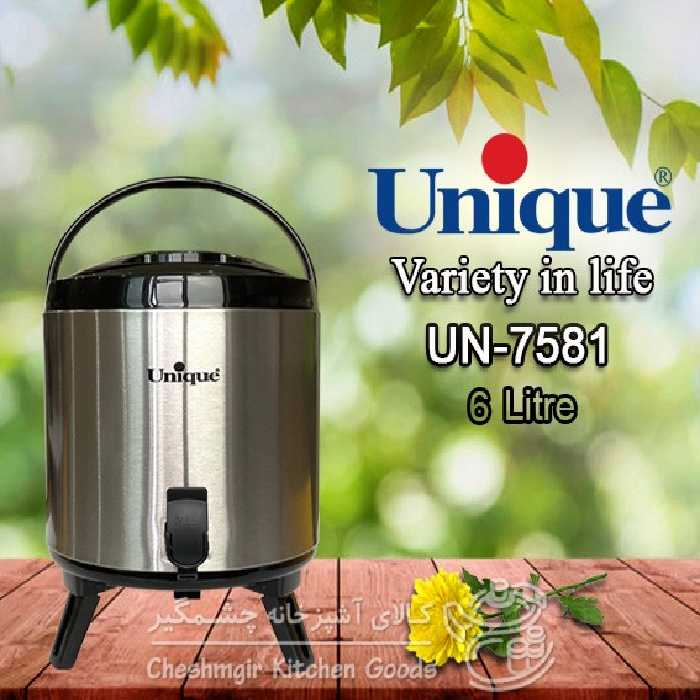 کلمن استیل 6 لیتری یونیک کد 7581