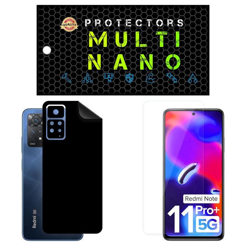 محافظ صفحه نمایش مولتی نانو مدل X-SFM مناسب برای گوشی موبایل شیائومی Redmi Note 11 Pro Plus 5G India به همراه برچسب پوششی | کالا برتری