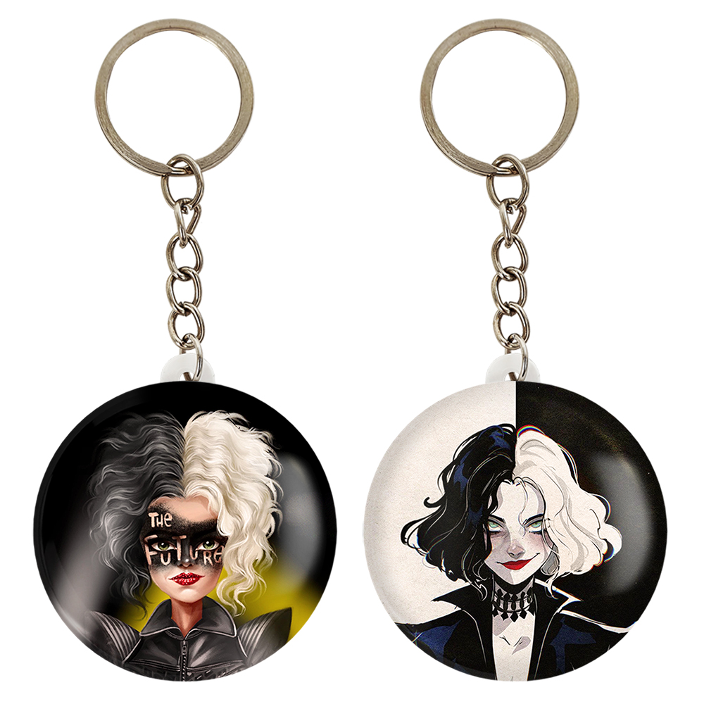 جاکلیدی خندالو مدل کروئلا Cruella کد 1075210745 مجموعه 2 عددی