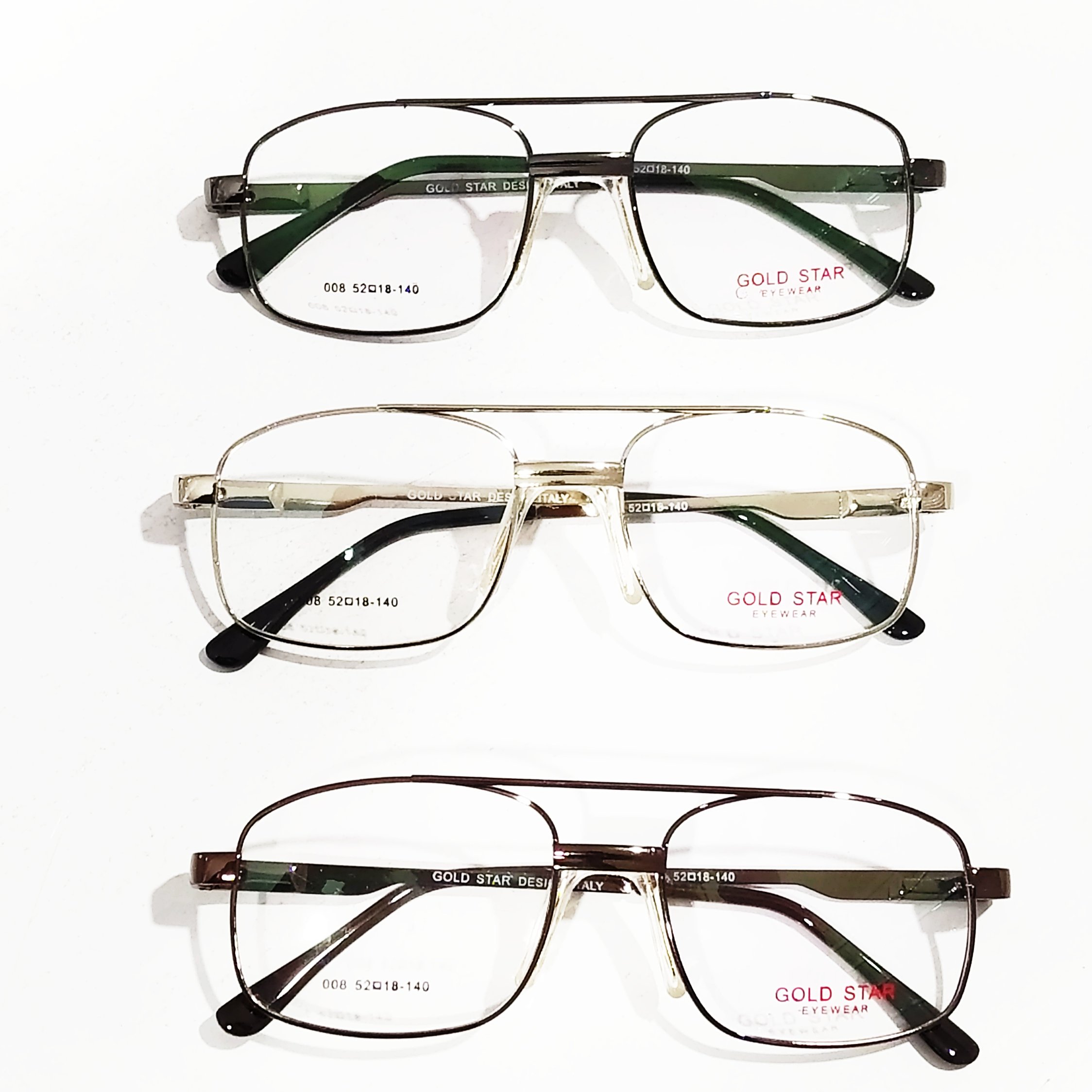 عینک طبی روبینی یک تیکه 
جنسیت فریم تمام قاب فلزی
مناسب جهت ساخت انواع عدسی طبی