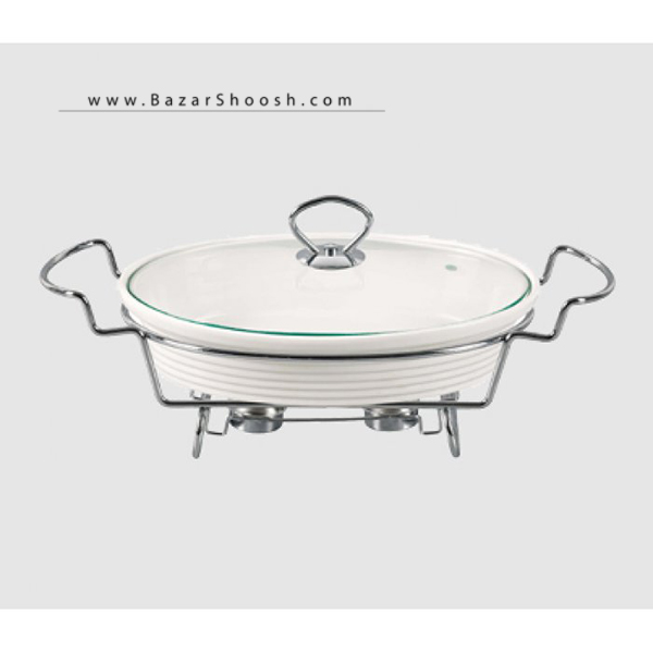 سوفله بیضی سایز بزرگ شیاردار سرامیکی یونیک مدل UN-5804