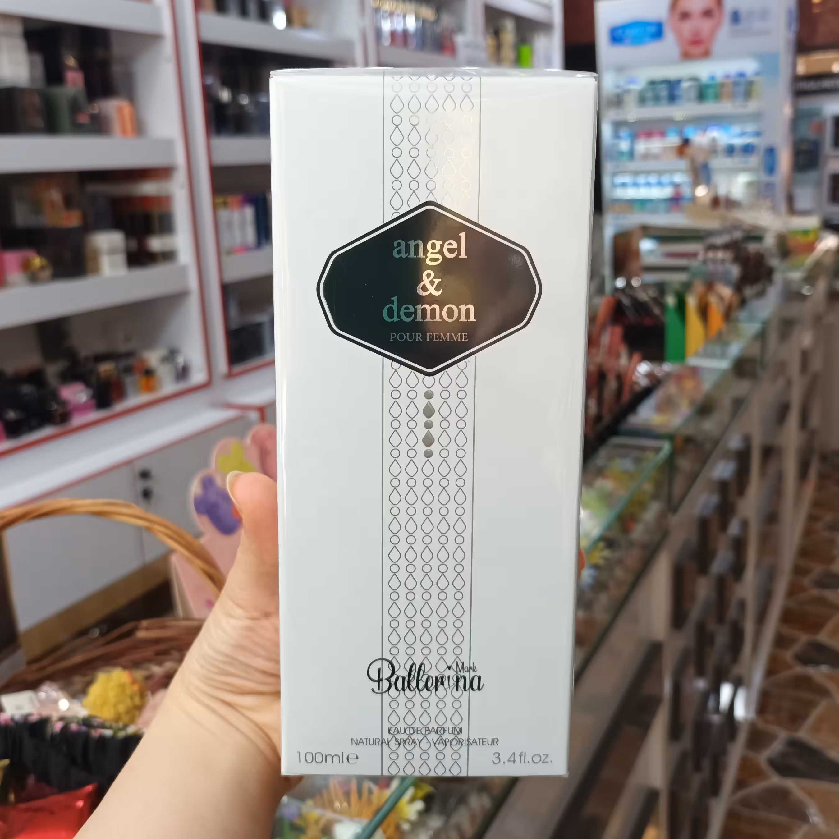 ادکلن بالرینا Ballerina رایحه آنجل اند دیمن حجم 100 میل طرح شیشه اصلی