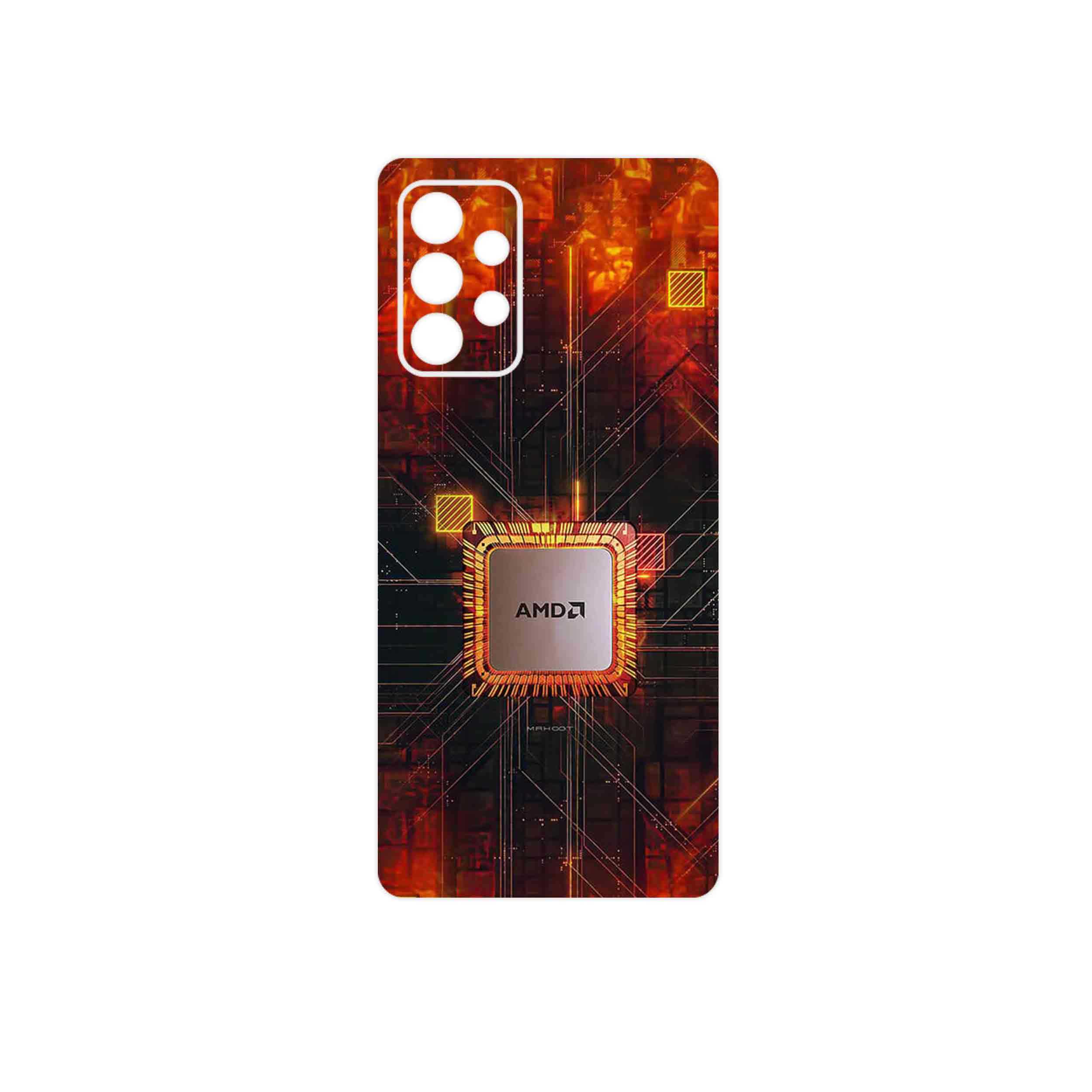 برچسب پوششی ماهوت مدل AMD مناسب برای گوشی موبایل سامسونگ Galaxy A52 4G