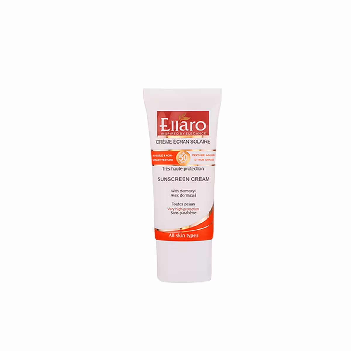 کرم ضد آفتاب انواع پوست بدون رنگ الارو (SPF50)