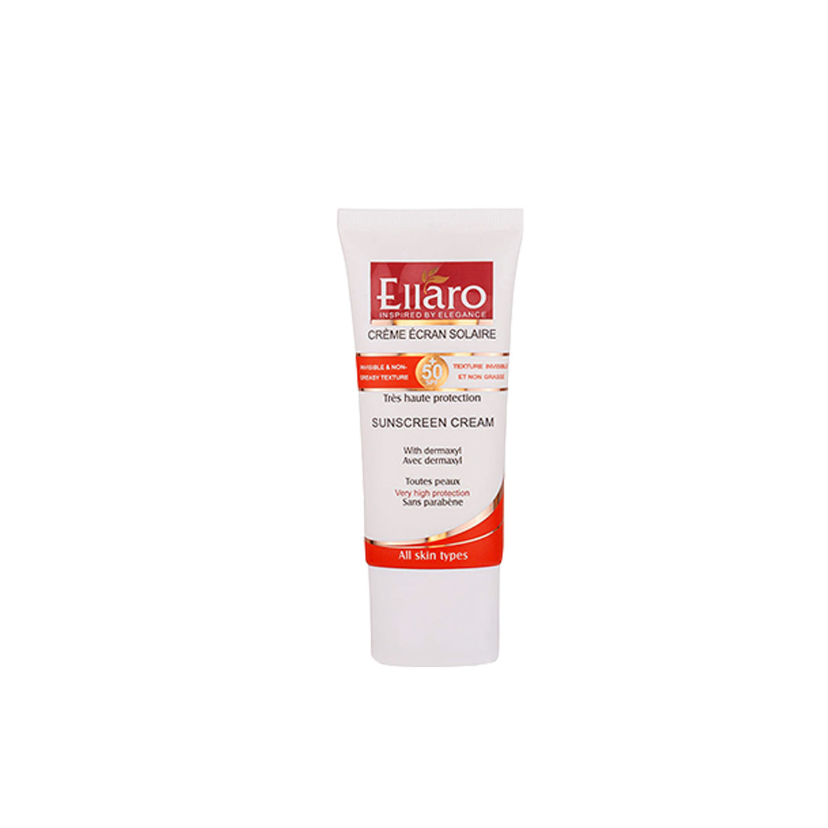 کرم ضد آفتاب انواع پوست بدون رنگ الارو (SPF50)