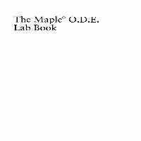 خرید و دانلود نسخه کامل کتاب The Maple® O.D.E. Lab Book