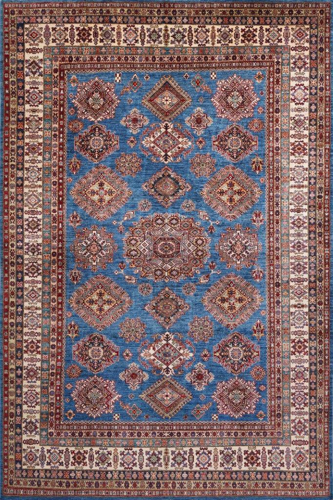 گلیم درجه1 ماندگار ابعاد متنوع زمینه گلیم آبی قهوه ای کد (1b)1097 | گلیم کیفیت ضد حساسیت