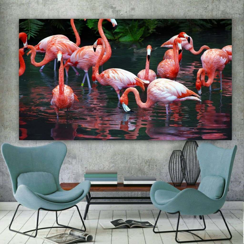  تابلو بوم طرح فلامینگو SDT761
