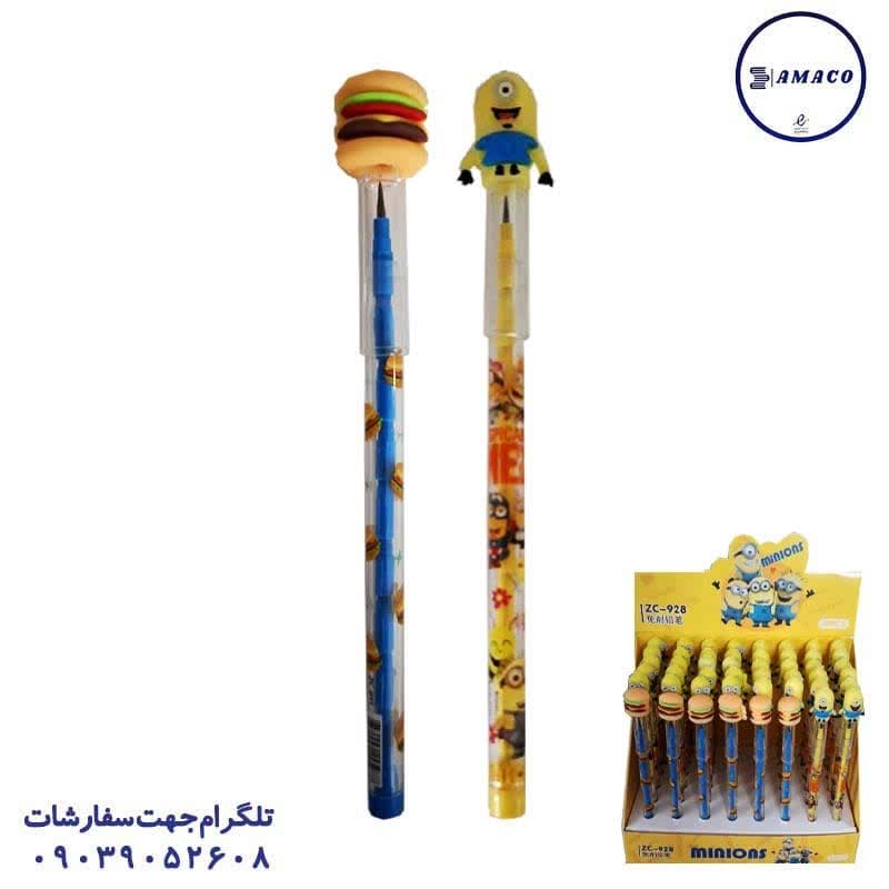 مداد فشنگی عروسکی جور