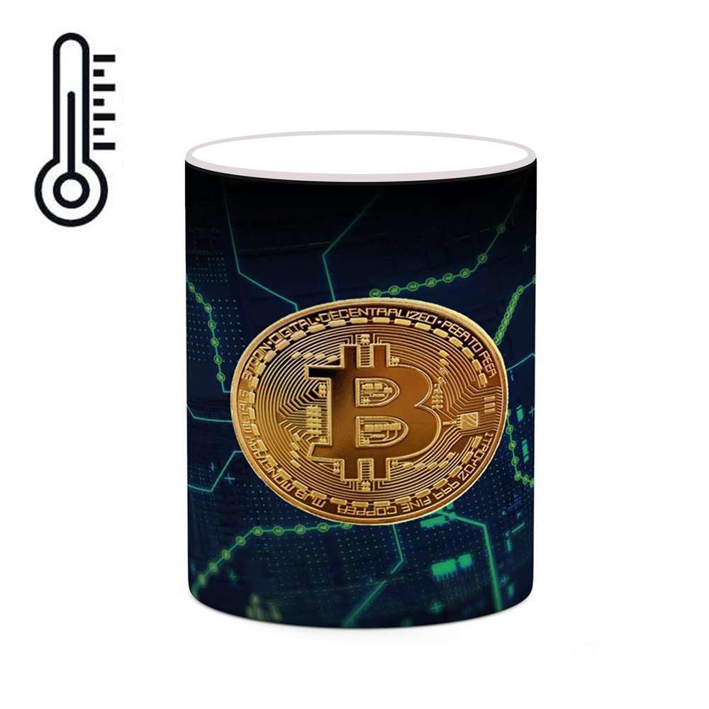 ماگ حرارتی کاکتی طرح کریپتو کارنسی و ارزهای دیجیتال مدل mgh23948