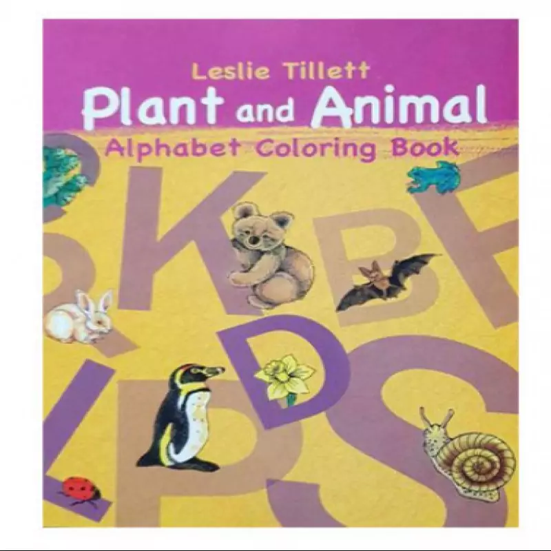 Alphabet Coloring Book Plant And Animal کتاب