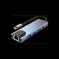 ارسال فوری   ضمانت اصالت کالا   هاب تایپ سی 5 پورت USB C HUB