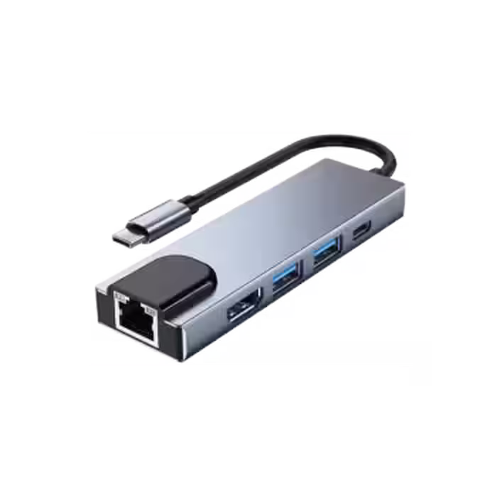 ارسال فوری   ضمانت اصالت کالا   هاب تایپ سی 5 پورت USB C HUB