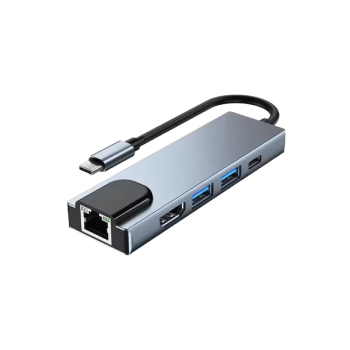 ارسال فوری ضمانت اصالت کالا هاب تایپ سی 5 پورت USB C HUB