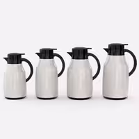 فلاسک رگال بدنه استیل شیشه صورتی