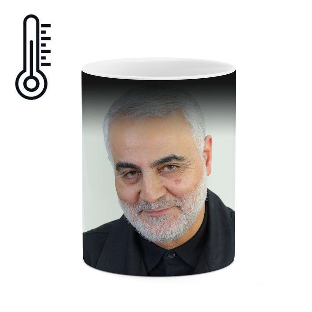 ماگ حرارتی طرح سردار شهید حاج قاسم سلیمانی  مدل mgph11750