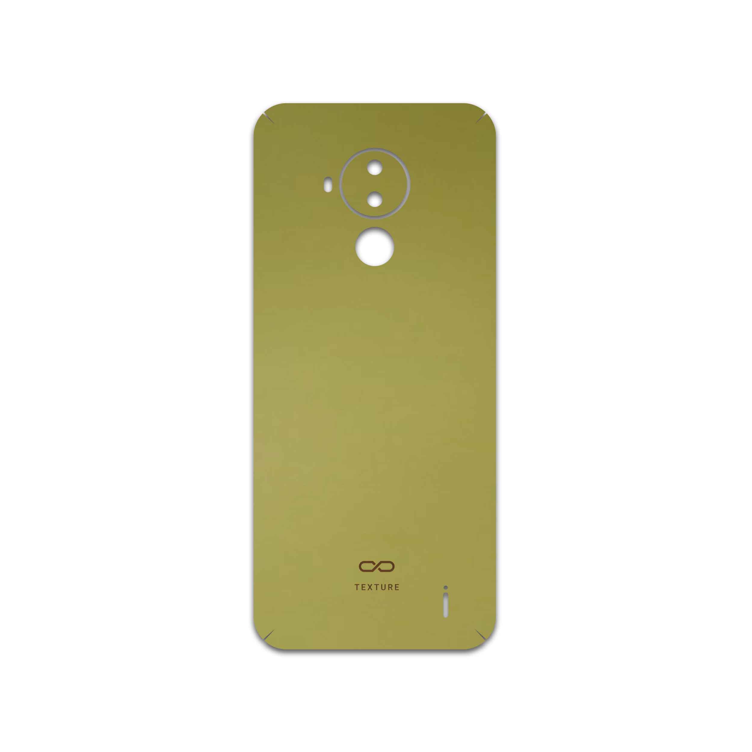 برچسب پوششی ماهوت مدل Matte-Gold مناسب برای گوشی موبایل نوکیا C30