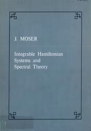 خرید و دانلود نسخه کامل کتاب Integrable Hamiltonian systems and spectral theory