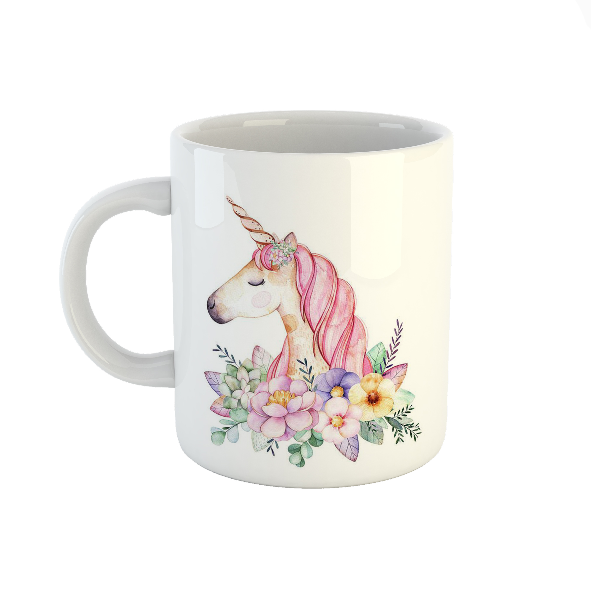 ماگ طرح unicorn مدل اسب تک شاخ کد 05