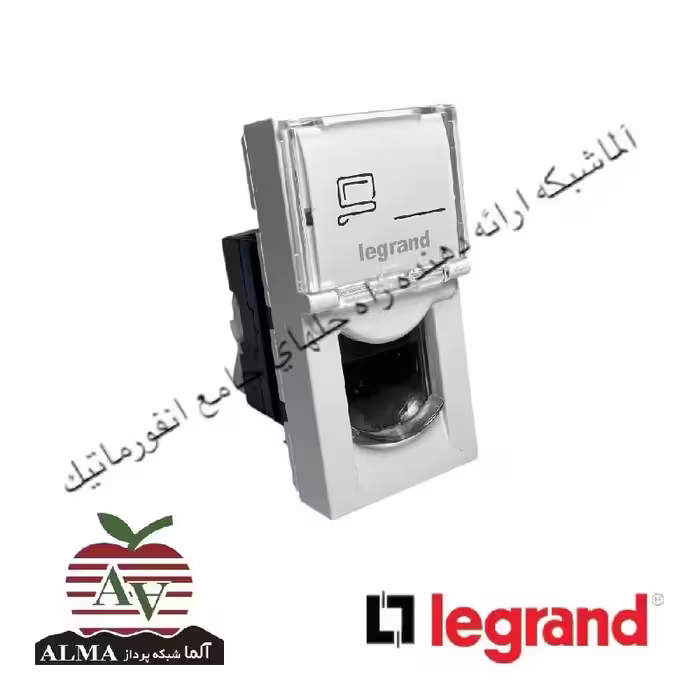 کیستون شبکه باریک Cat6UTP اورجینال لگراند با پارت نامبر 76561