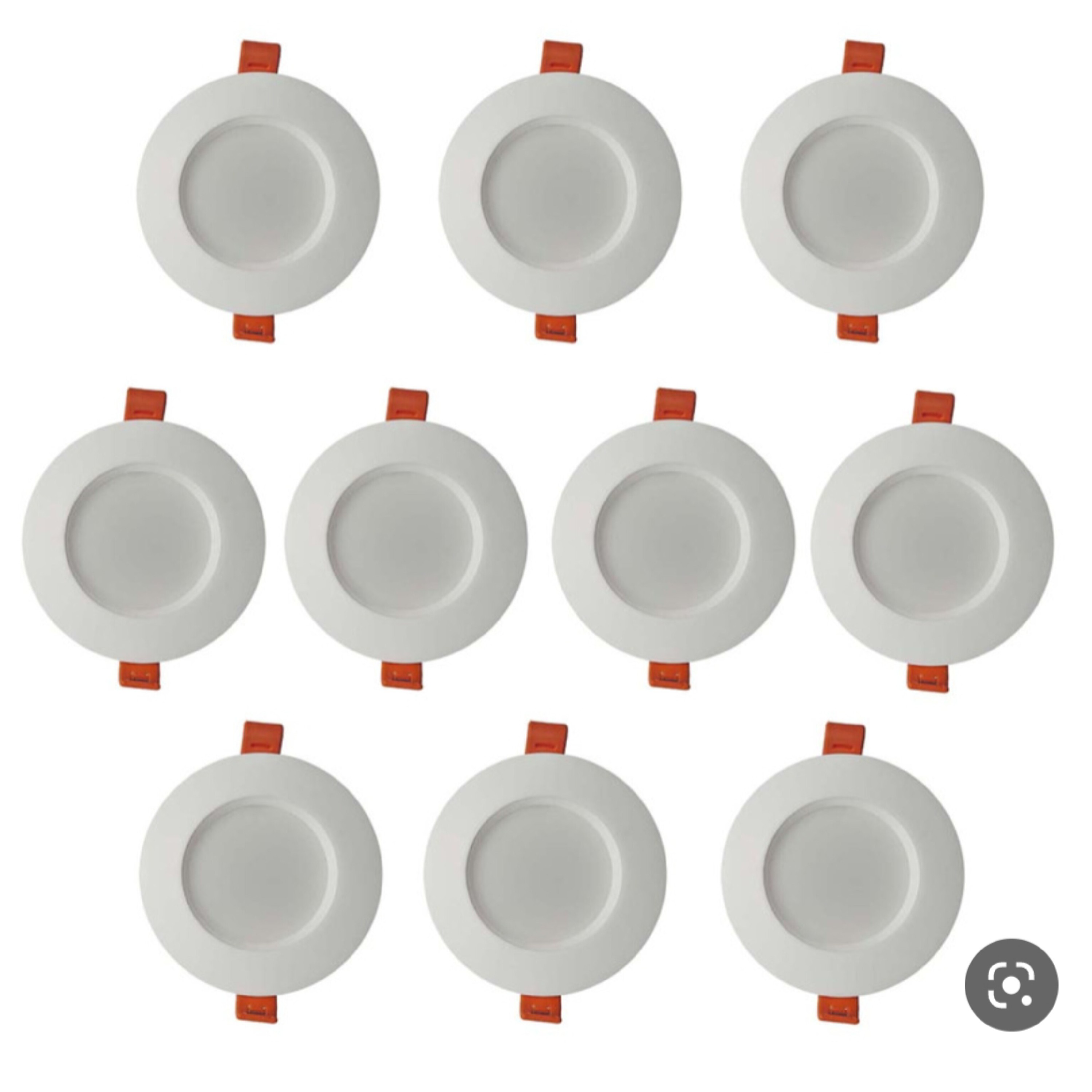 پنل 7 وات بک لایت توکار بسته 10 عددی 