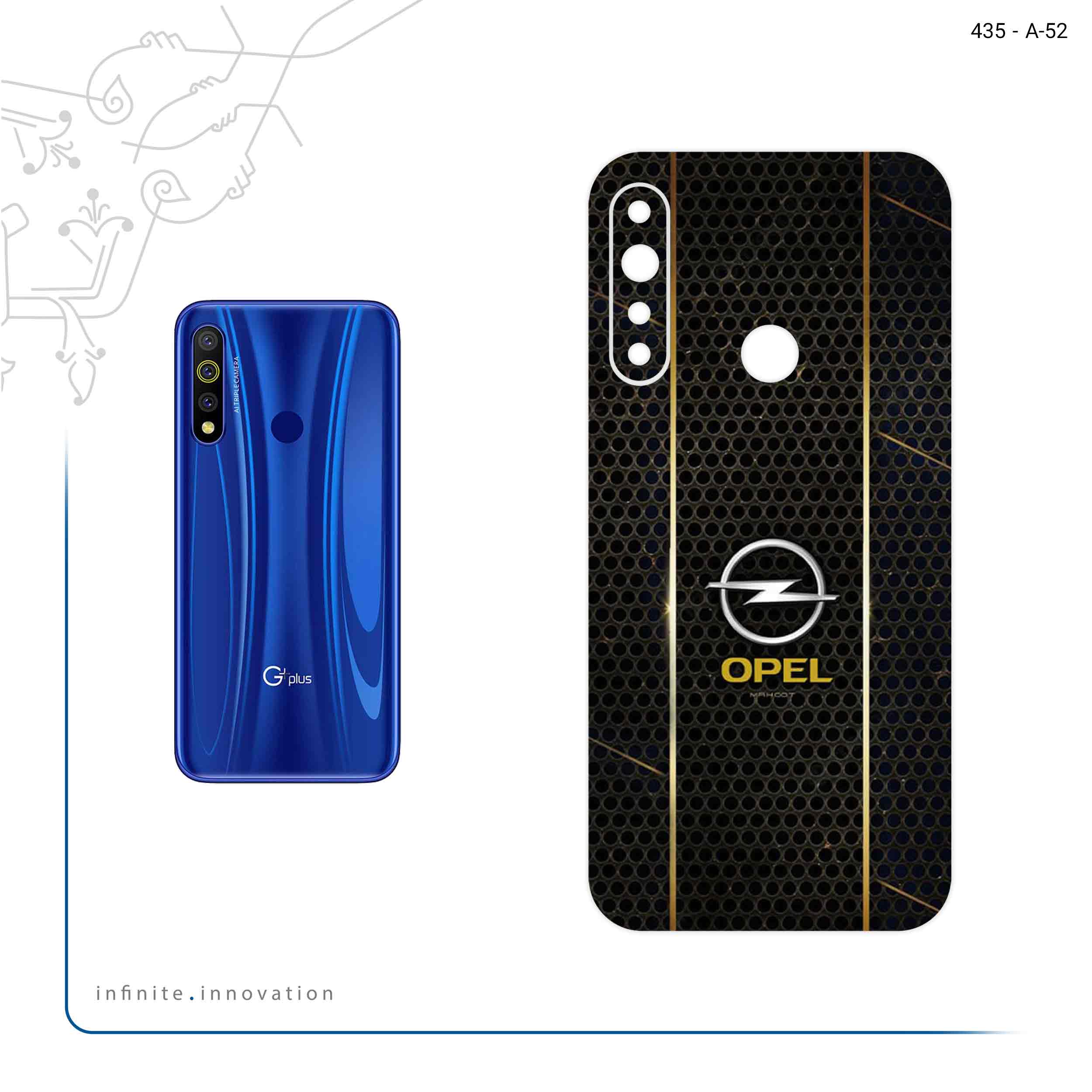 برچسب پوششی ماهوت مدل OPEL مناسب برای گوشی موبایل جی پلاس P10