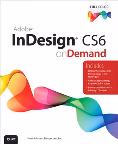 خرید و دانلود نسخه کامل کتاب Adobe InDesign CS6 on Demand
