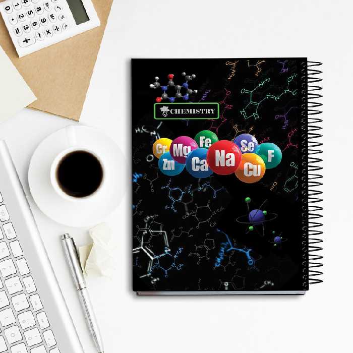 دفتر مشق 150 برگ تیما مدل شیمی | چاوه