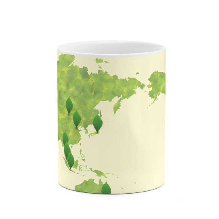 ماگ طرح برگ مدل mgs05658