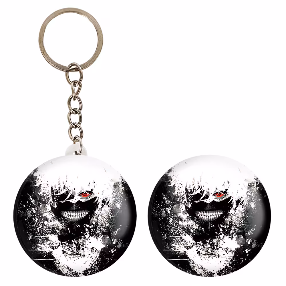 پیکسل خندالو مدل کانکی کن انیمه توکیو غول Tokyo Ghoul کد 11897 به همراه جاکلیدی