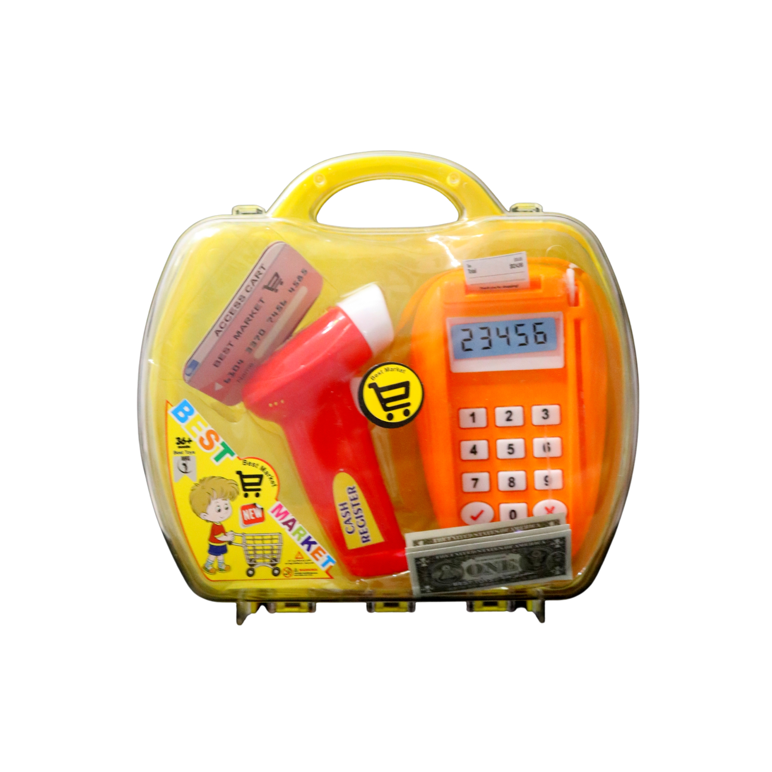 اسباب بازی صندوق فروشگاهی مدل کارت خوان کریستالی