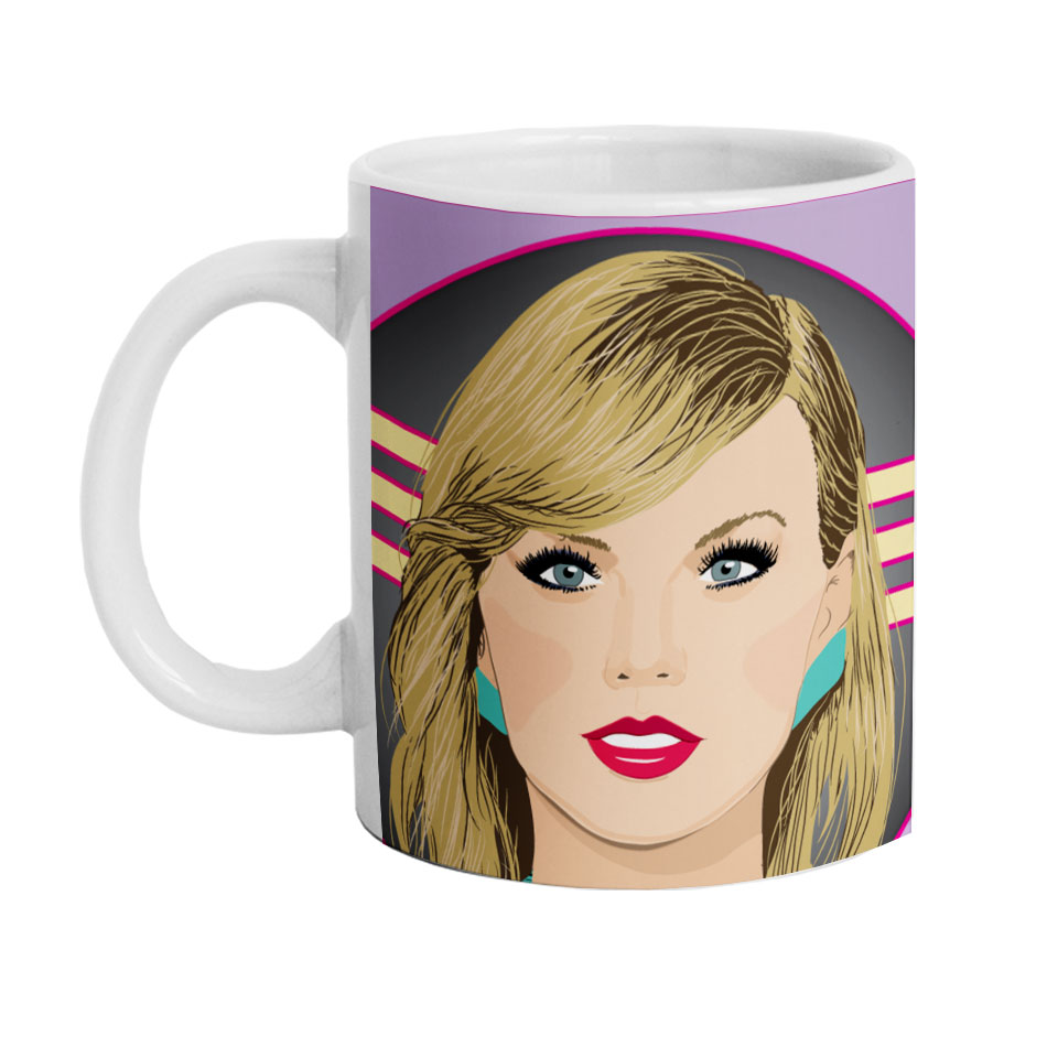 ماگ دارلی طرح تیلور سوئیفت مدل M1507