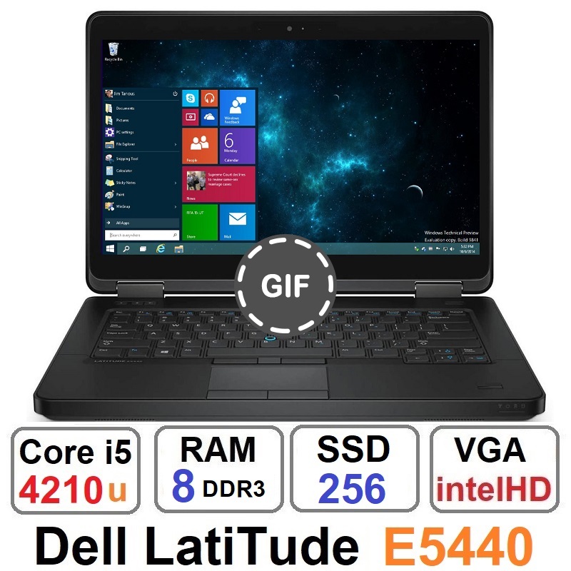 لپ تاپ دل Dell Latitude E5440 Core i5 4210u رم8و256