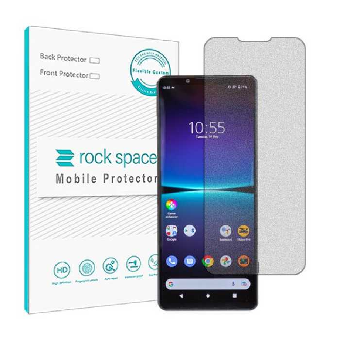 گلس سونی Xperia 1 IV (اکسپریا 1 مارک 4 سونی) مدل نانو هیدروژل مات برند راک اسپیس کد 21392S