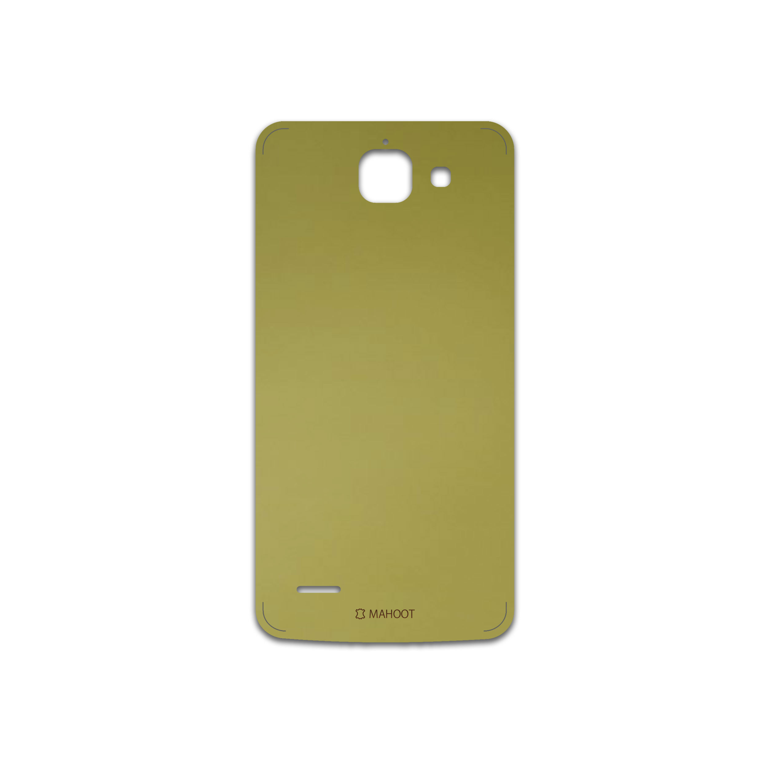 برچسب پوششی ماهوت مدل Matte-Gold مناسب برای گوشی موبایل هوآوی Ascend G730