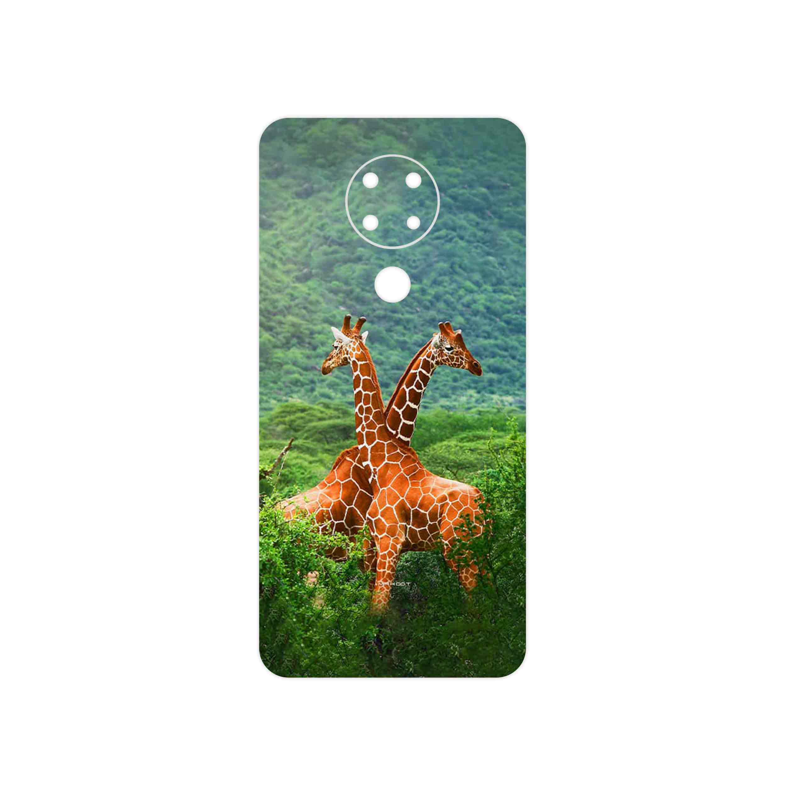 برچسب پوششی ماهوت مدل Giraffe مناسب برای گوشی موبایل نوکیا 3.4