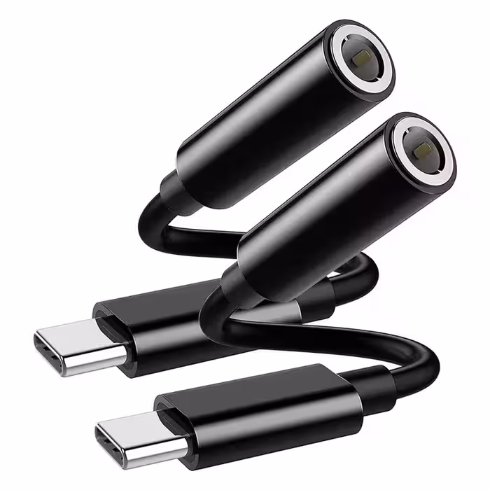کابل تبدیل USB-C به AUX مدل Pro-Gamera کد 2022 بسته دو عددی