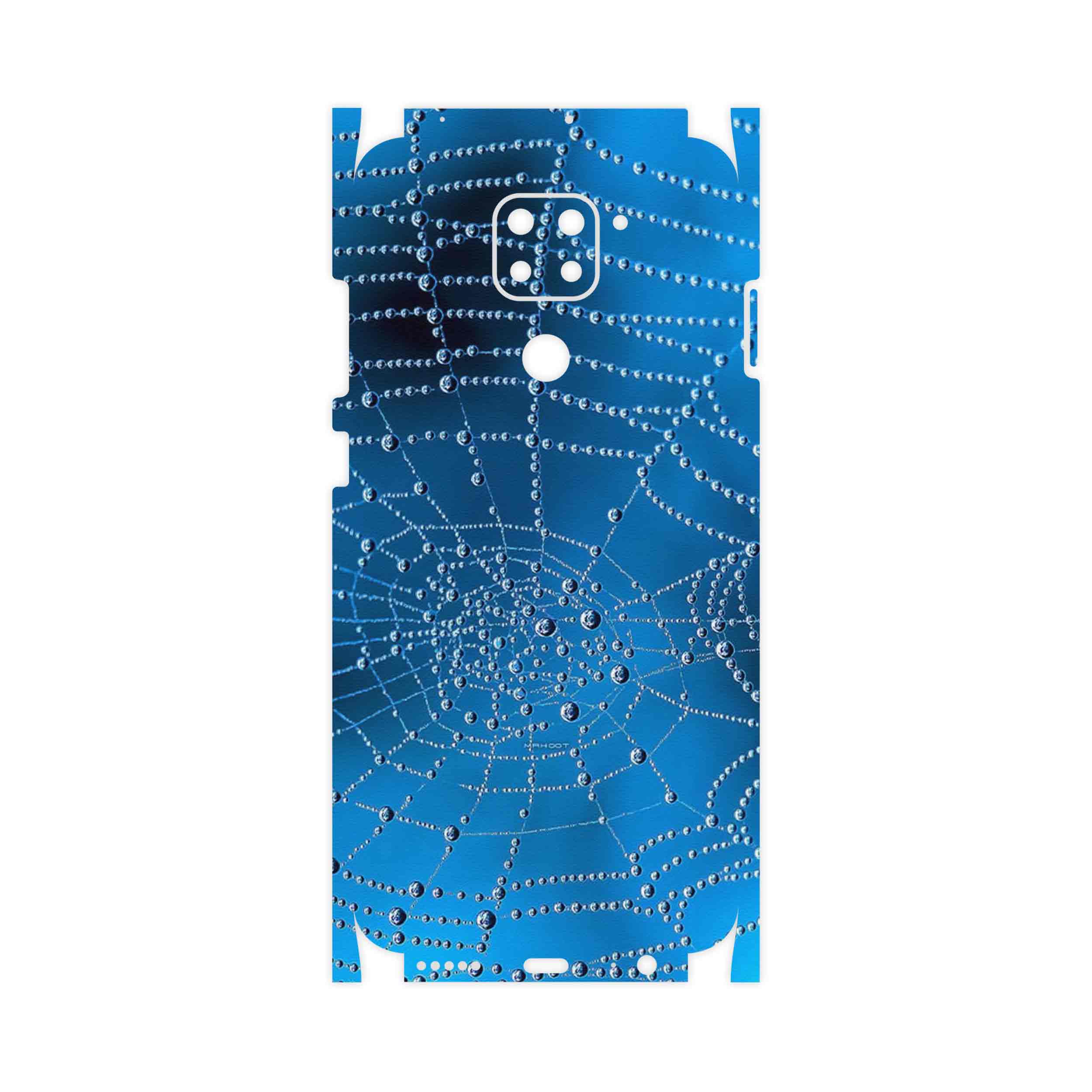 برچسب پوششی ماهوت مدل Spider web-FullSkin مناسب برای گوشی موبایل شیائومی Redmi Note 9
