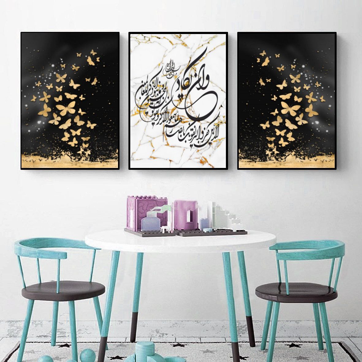 تابلو دکوراتیو کد 2583 مجموعه 3 عددی