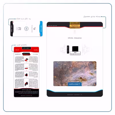 برچسب پوششی ماهوت مدل Universe-by-NASA-6 مناسب برای تبلت اپل iPad mini 2 2013 A1491