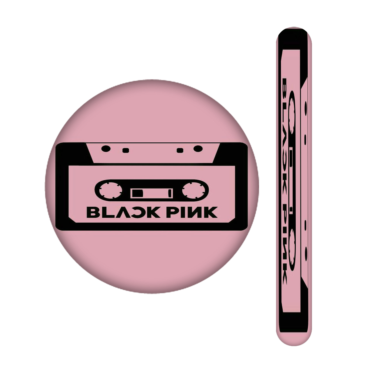 سوهان ناخن مندیکس مدل BLACK PINK کد 2354 به همراه آینه جیبی