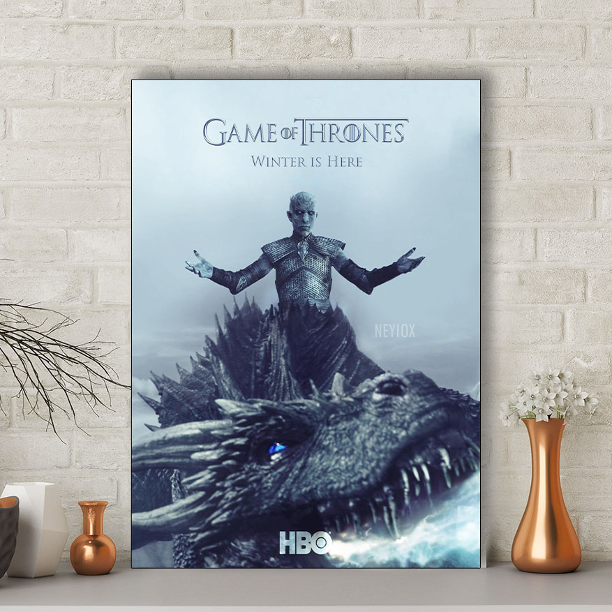 تابلو شاسی گالری استاربوی طرح بازی تاج و تخت مدل هنری 270