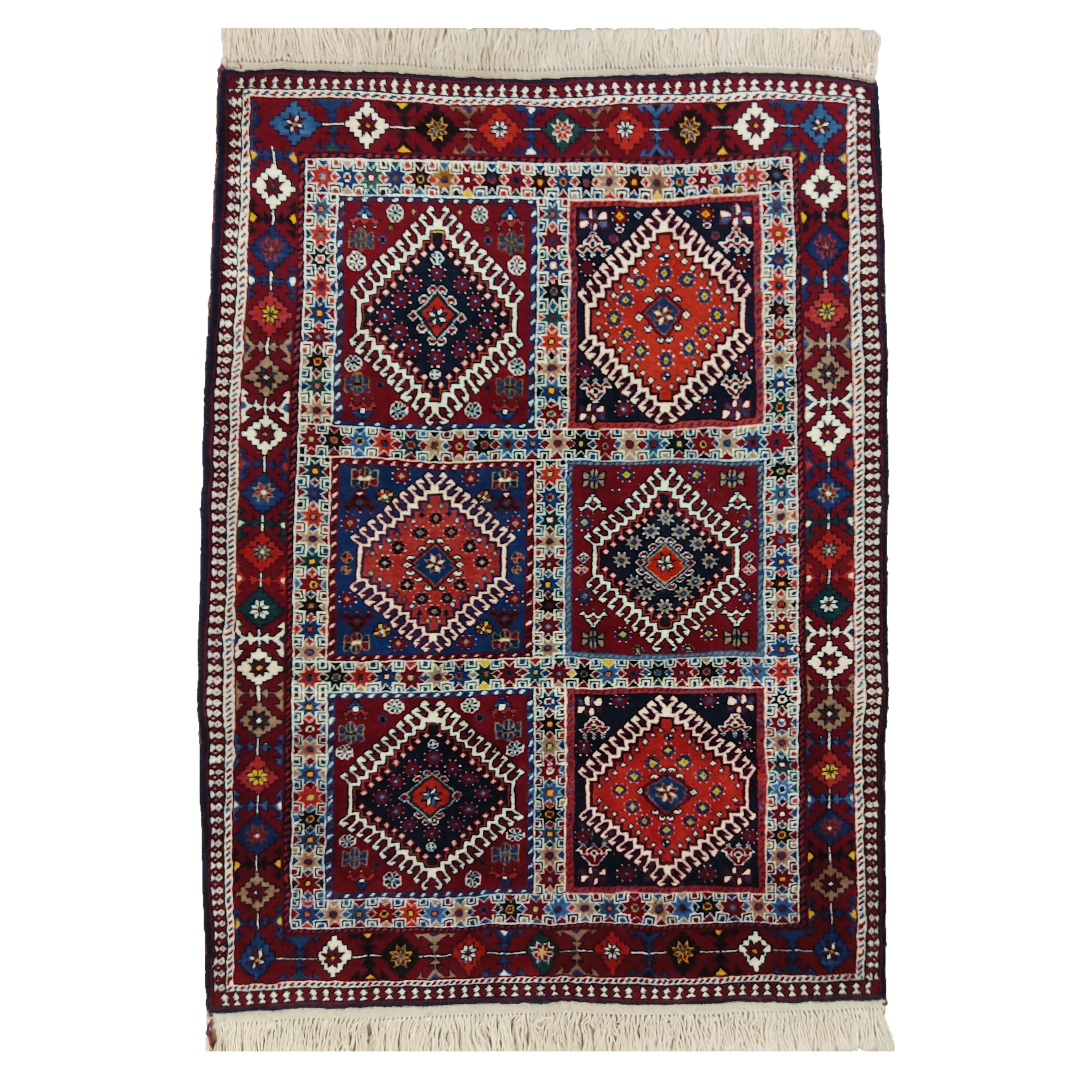 فرش دستبافت یک و نیم متری مدل یلمه کد 328