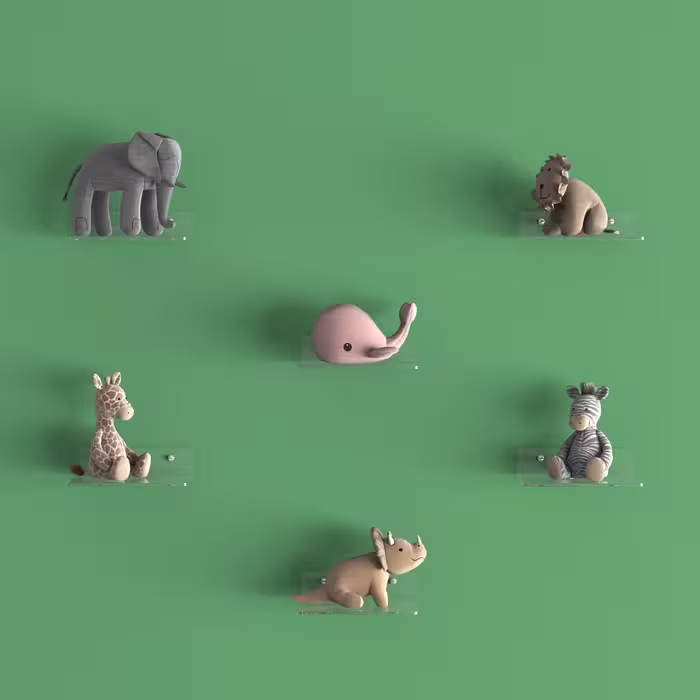 شلف دیواری مدل L3 بسته 3 عددی
