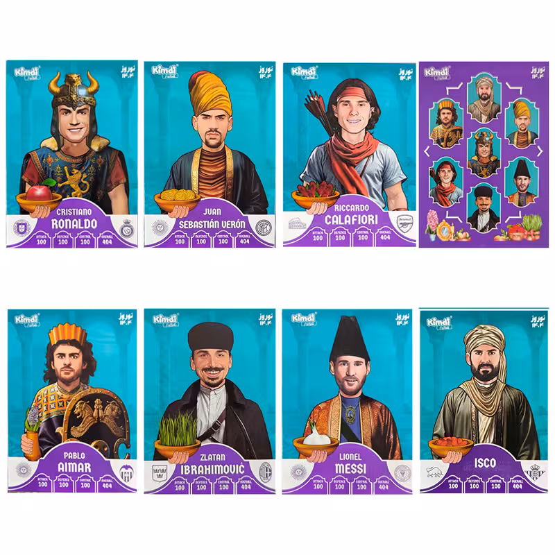اسباب بازی زینتی کیمدی مدل نوروزی مجموعه 8 عددی | چاوه