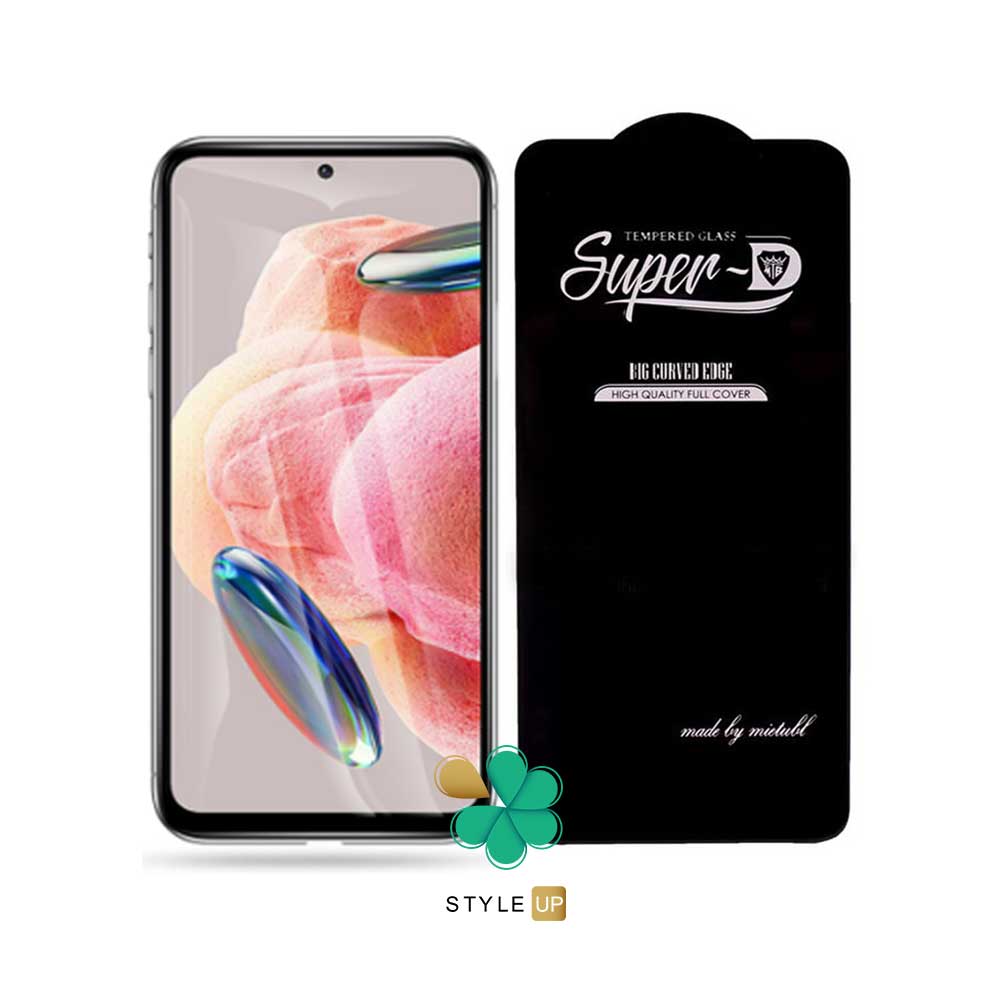 گلس گوشی تمام صفحه Super D مناسب شیائومی Redmi Note 12 4G