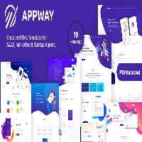 دانلود قالب اچ تی ام ال Appway