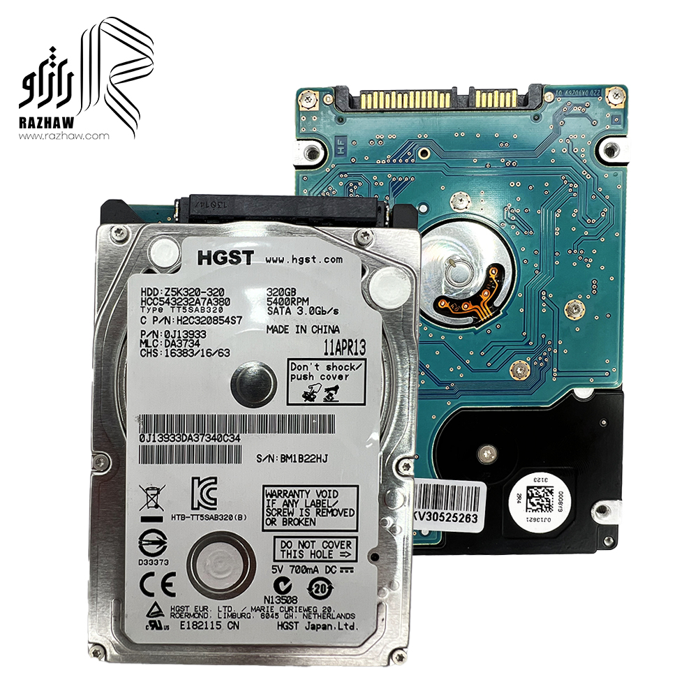 هارد دیسک لپ تاپ برند HGST مدل Z5K320 ظرفیت 320 گیگابایت