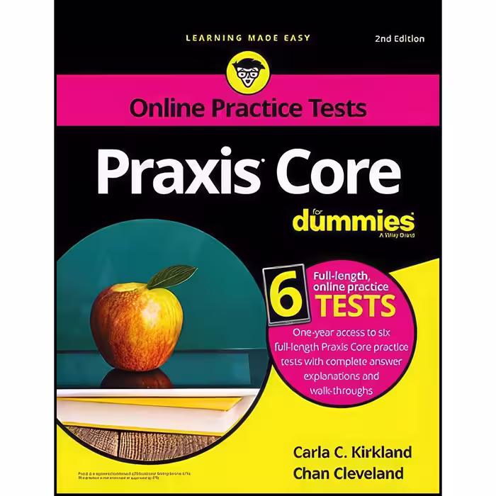 کتاب زبان اصلی Praxis Core For Dummies with Online Practice Tests 